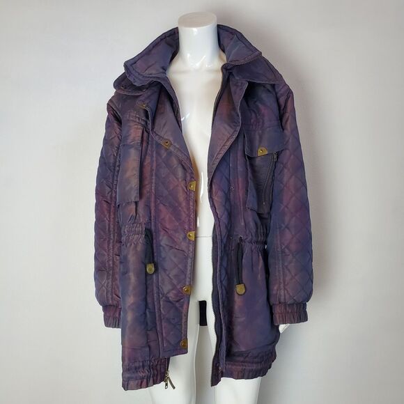 Vintage 80s Snuggler Purple Quilted Jacket - Picture 11 of 14